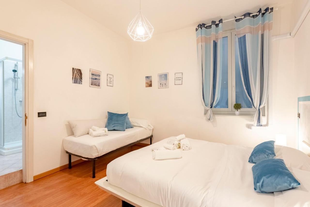 Mazzini 12, Elegant Central Apartment With Free Private Garage 800 M, Air Conditioning, Wi-Fi, Just 100 M From The Public Beach Rapallo Exterior photo